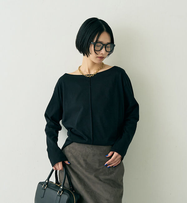 Rouge vif「綿ポリ天竺万能カットプルオーバー」|Tシャツ・カットソー|