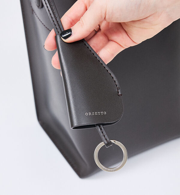 Rouge vif「【ORSETTO/オルセット】SCATOLA スムースレザー ショルダーバッグ」|ショルダー・メッセンジャー|
