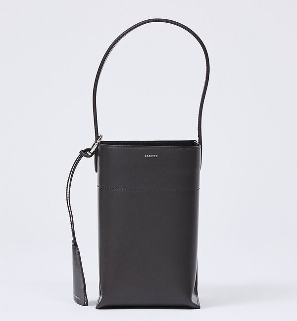 Rouge vif「【ORSETTO/オルセット】SCATOLA スムースレザー ショルダーバッグ」|ショルダー・メッセンジャー|