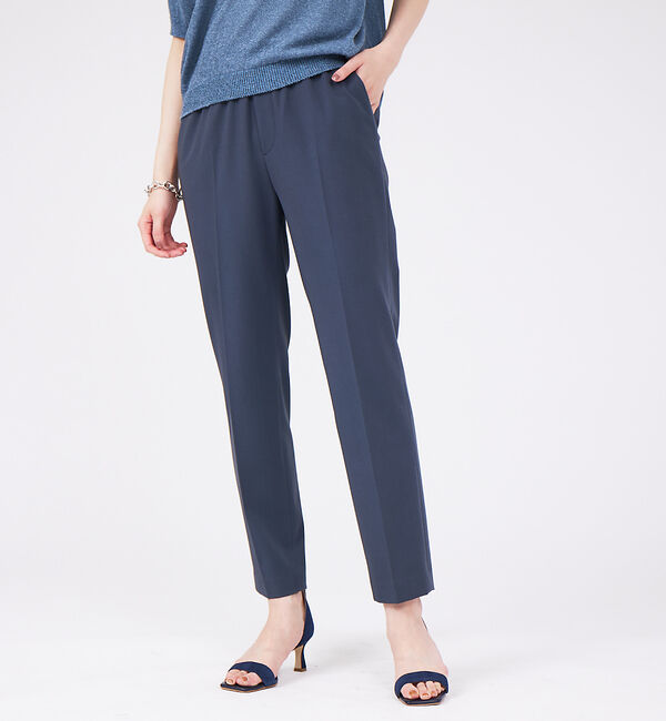 qualite「ドライギャバシガレットパンツ」|その他|チャコールグレー