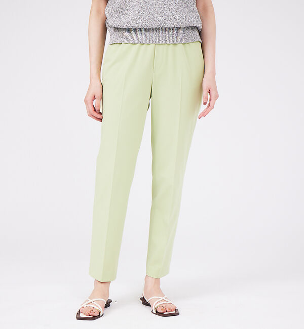 qualite「ドライギャバシガレットパンツ」|その他|グリーン