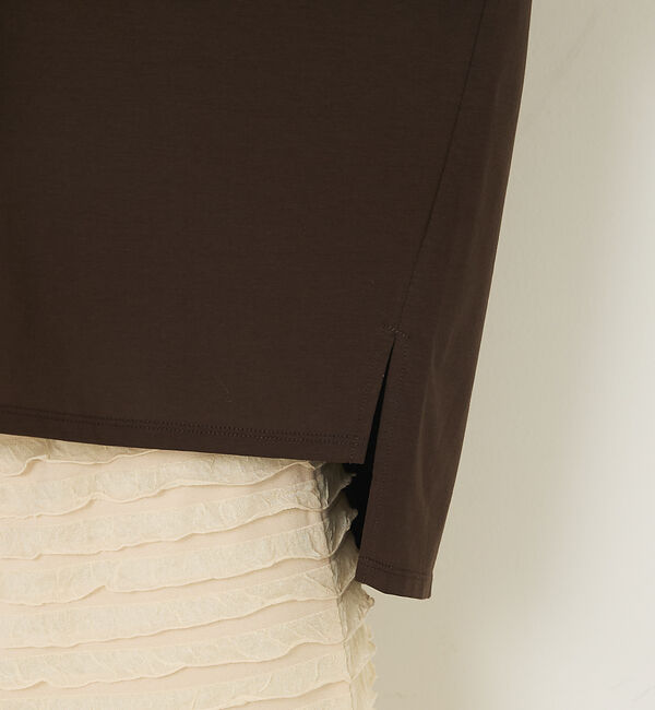 abahouse mavie「【大人の推しT！】シルケット天竺ワイドTシャツ」|Tシャツ・カットソー|