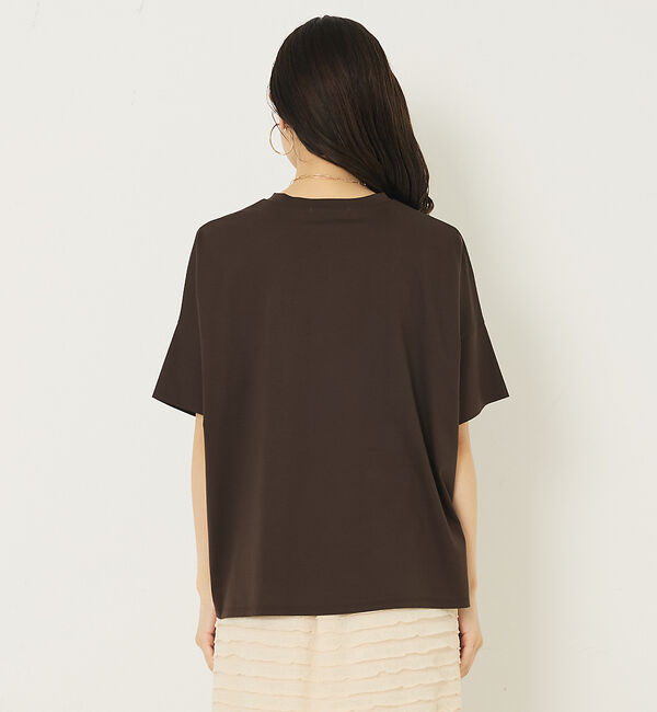 abahouse mavie「【大人の推しT！】シルケット天竺ワイドTシャツ」|Tシャツ・カットソー|