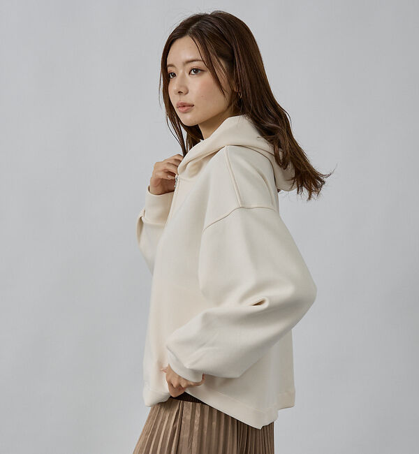 abahouse mavie「シルキーダンボールフーディー」|パーカー|