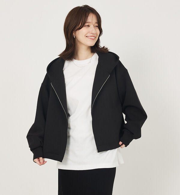 abahouse mavie「シルキーダンボールフーディー」|パーカー|