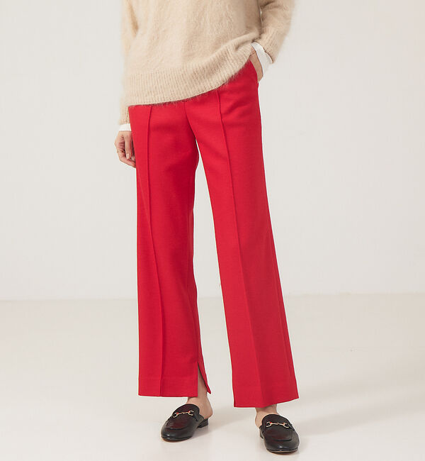 The Store by C' 「【HAVELstudio】ウールジャージーパンツ」|その他|レッド