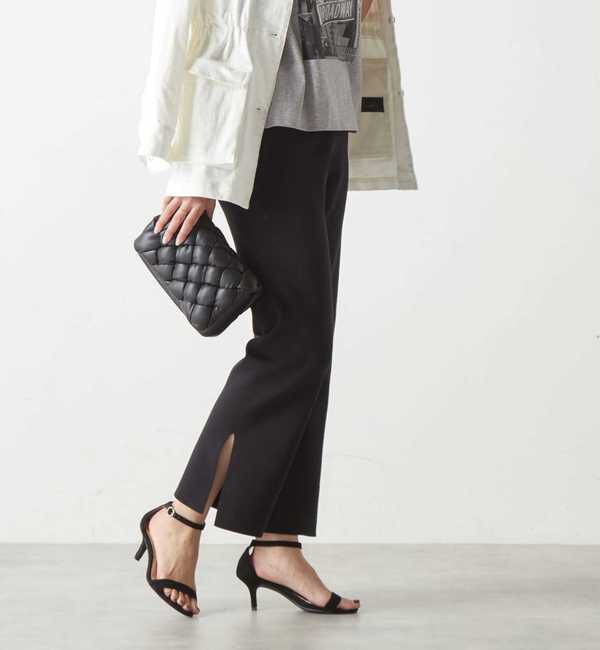 Liesse「総針ニットパンツ」|その他|ブラック