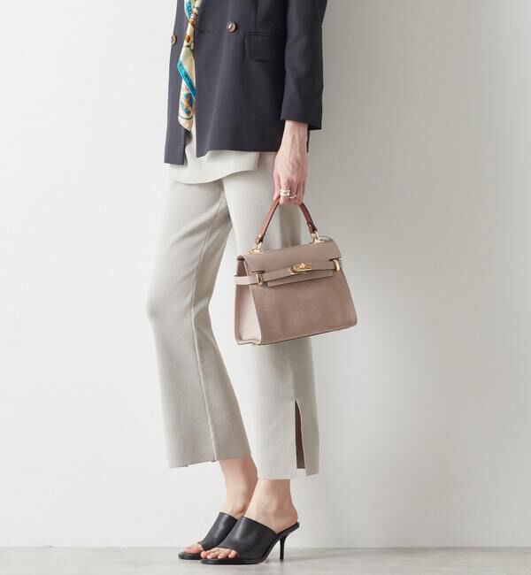 Liesse「総針ニットパンツ」|その他|グレージュ