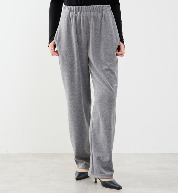 A_「【A_/エース】カットベロアパンツ」|その他|杢グレー