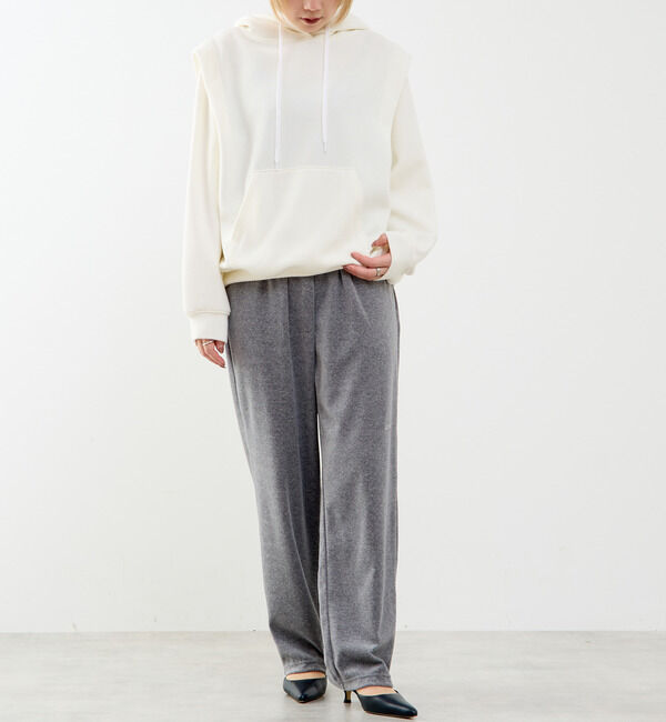 A_「【A_/エース】カットベロアパンツ」|その他|