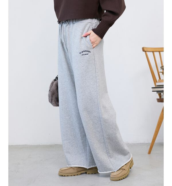  「スウェットイージーワイドパンツ」|その他|L／グレー