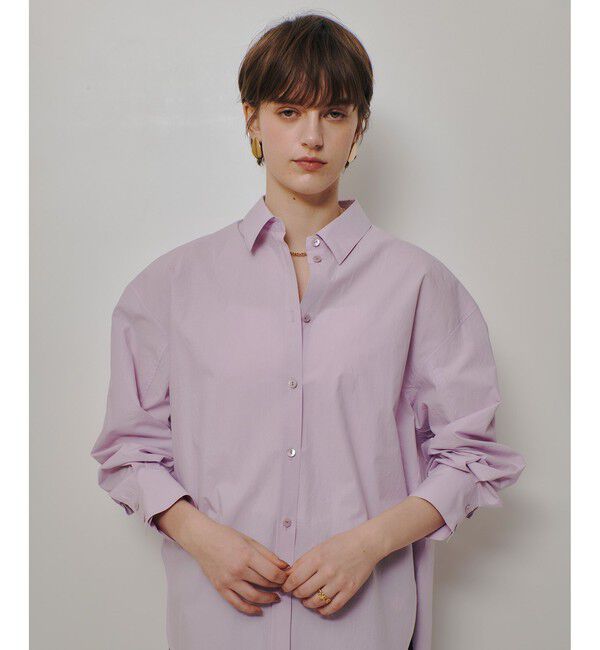 allureville/バレルスリーブシャツ