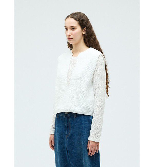 mizuiro ind「mizuiro ind ディープＶネックベスト」|ベスト・ジレ|