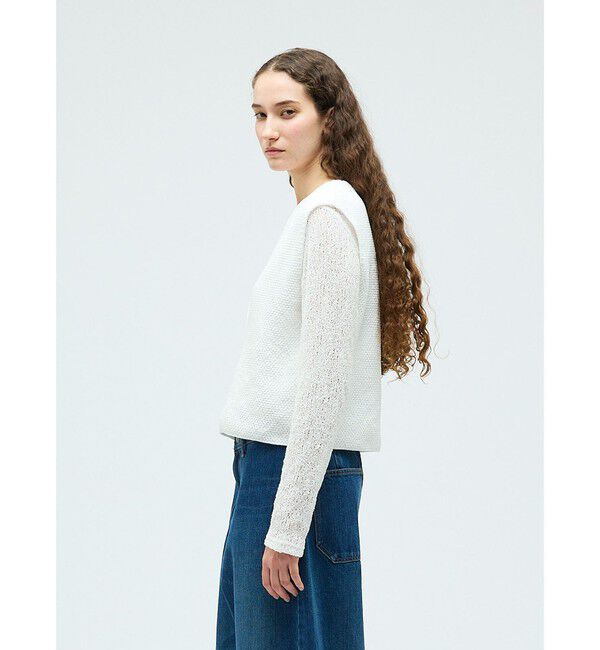 mizuiro ind「mizuiro ind ディープＶネックベスト」|ベスト・ジレ|