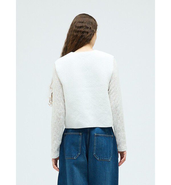 mizuiro ind「mizuiro ind ディープＶネックベスト」|ベスト・ジレ|