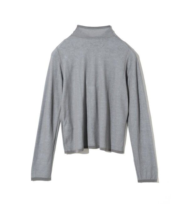 MIDIUMISOLID「MIDIUMISOLID for Ladies シアーレイヤードタートルネックプルオーバー」|Tシャツ・カットソー|