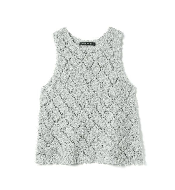 mizuiro ind「mizuiro ind パターンベスト」|ベスト・ジレ|ライトグレー