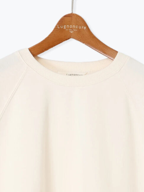 Lugnoncure「7分袖カットオフミニ裏毛トップス」|Tシャツ・カットソー|