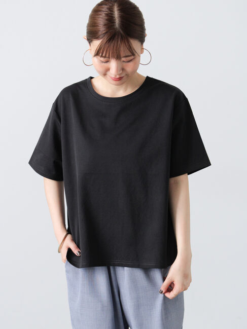 Lugnoncure「プレーティングバックシャンTシャツ」|Tシャツ・カットソー|ブラック