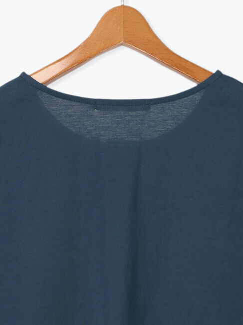 Lugnoncure「プレーティング袖タックTシャツ」|Tシャツ・カットソー|