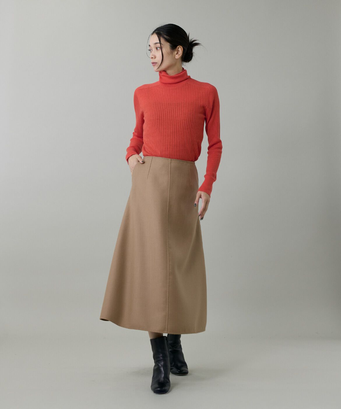 INED「リブタートルニット《Cuoo》」|ニット・セーター|