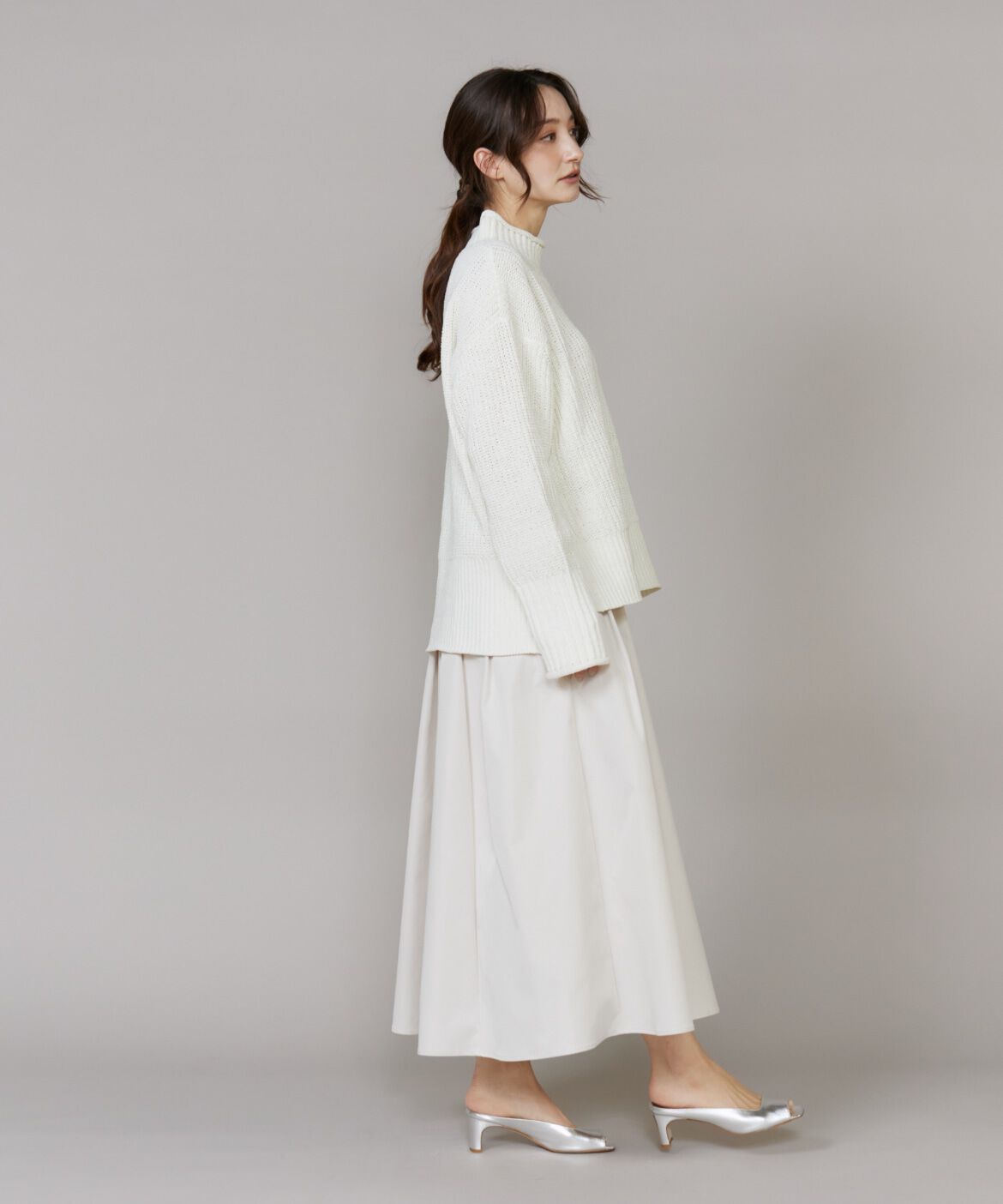 DAY by DAY it&rsquo;s international「ラメモール畦編みハイネックニット」|ニット・セーター|