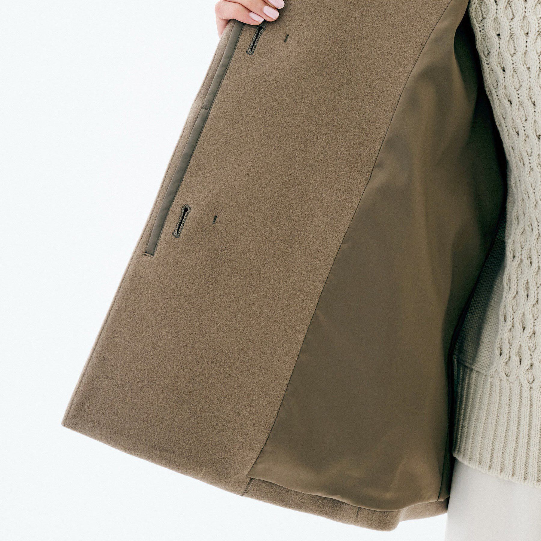 UNTITLED「【着回しが効く／オンオフアウター】ウールショートコート」|その他|