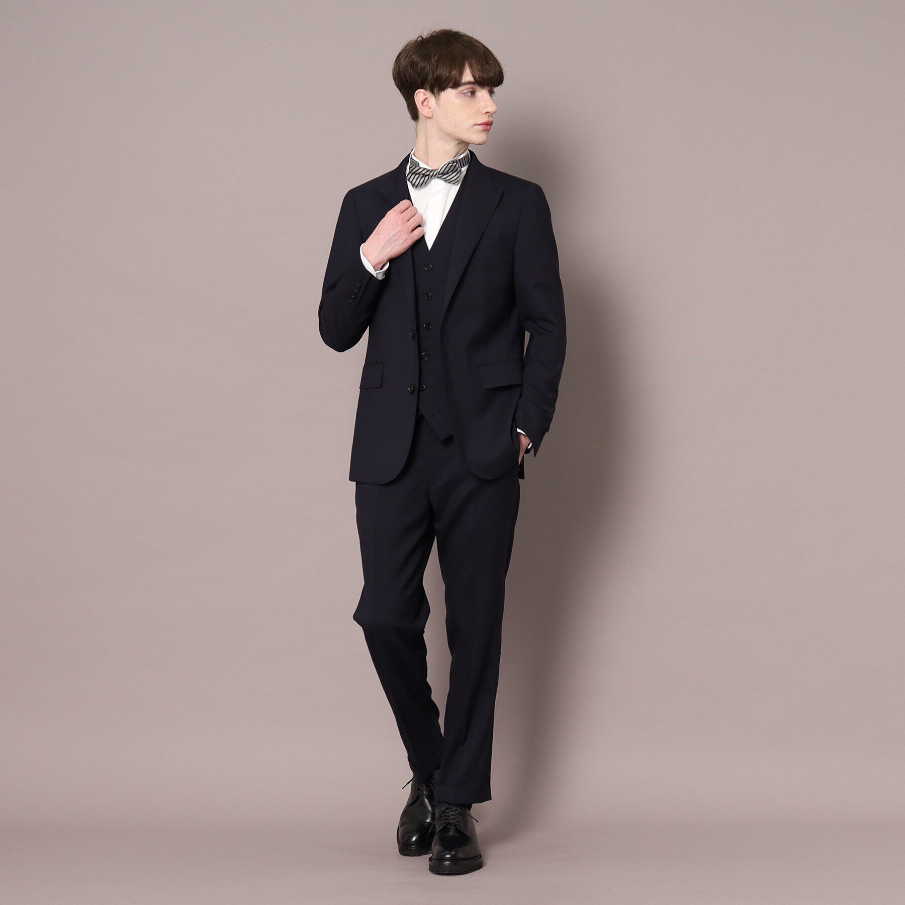 DRESSTERIOR「120双糸ウイングカラーシャツ」|シャツ・ブラウス|