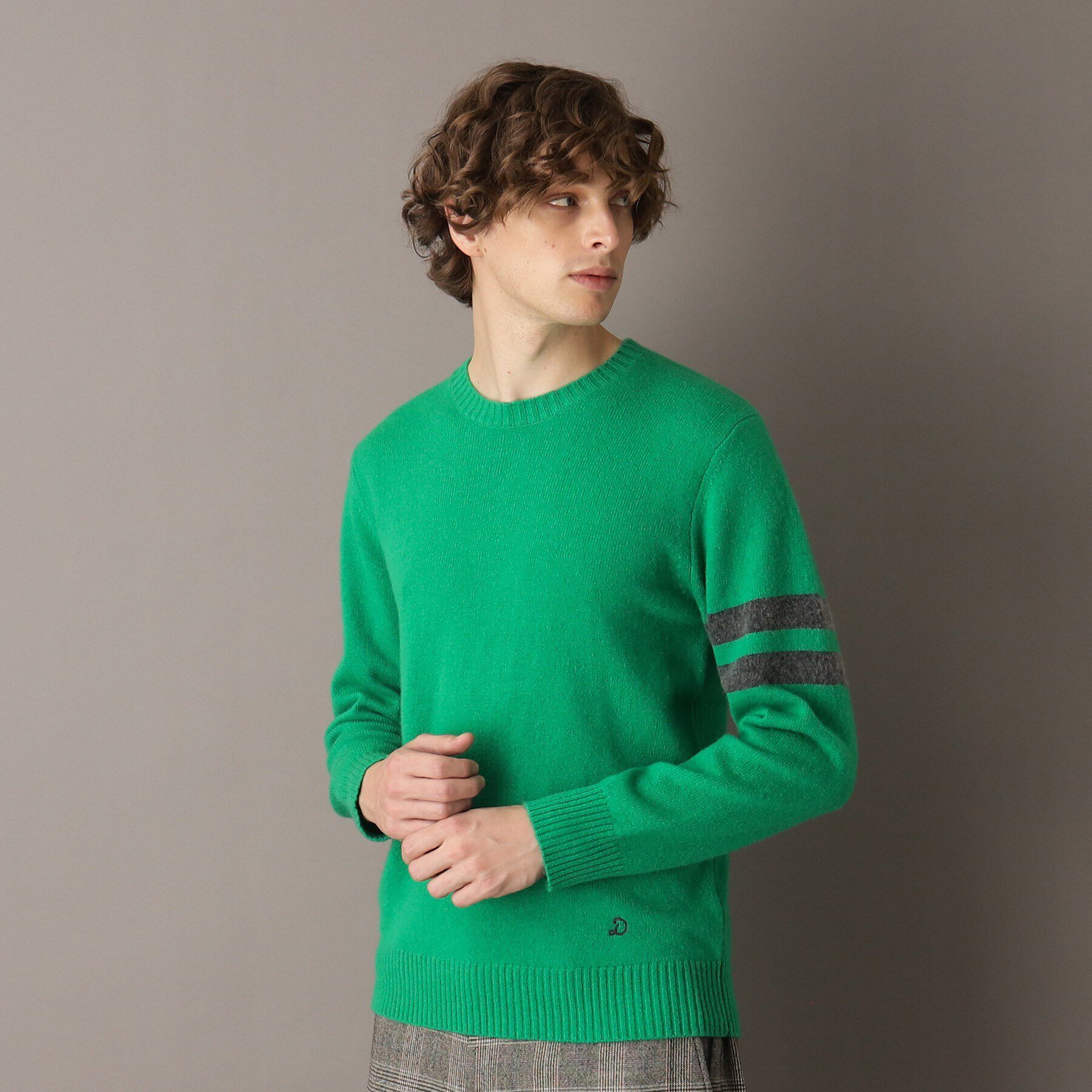 DRESSTERIOR「ラムウール混クルーネックニット」|ニット・セーター|