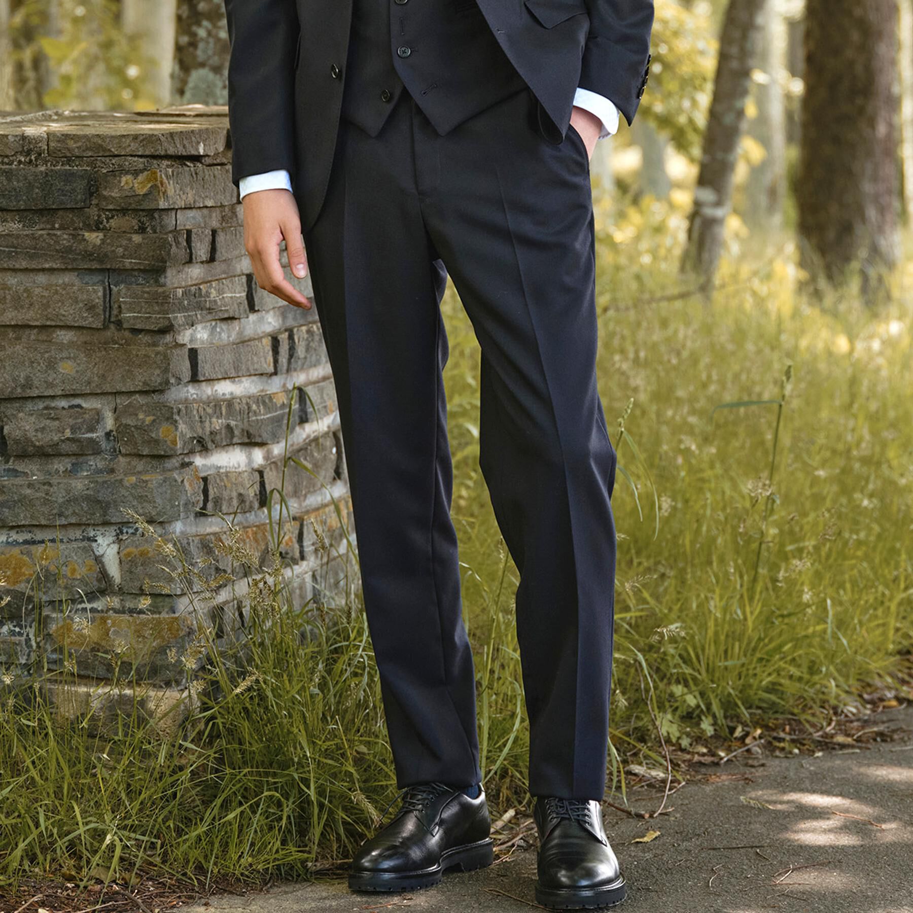 DRESSTERIOR「【セットアップ可】Super100&rsquo;s スリーピース SET UP パンツ」|その他|ネイビー(094)