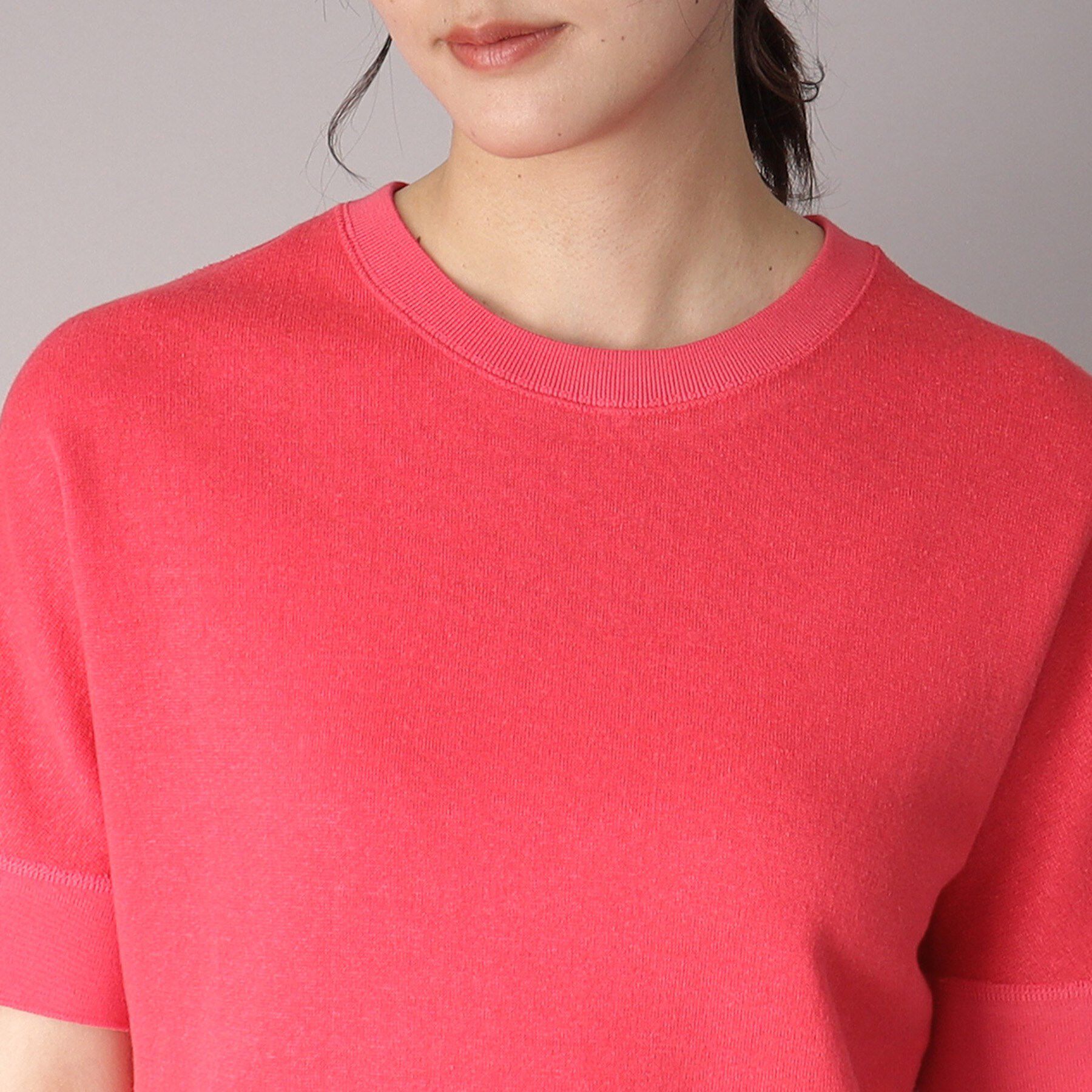 DRESSTERIOR「【毎年人気！／洗える】リネン裏毛ハーフスリーブプルオーバー」|Tシャツ・カットソー|