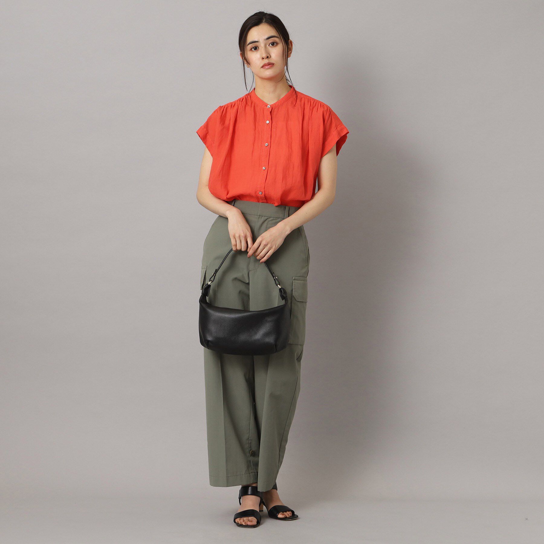 DRESSTERIOR「ガーメントダイラミーフレンチシャツ」|シャツ・ブラウス|