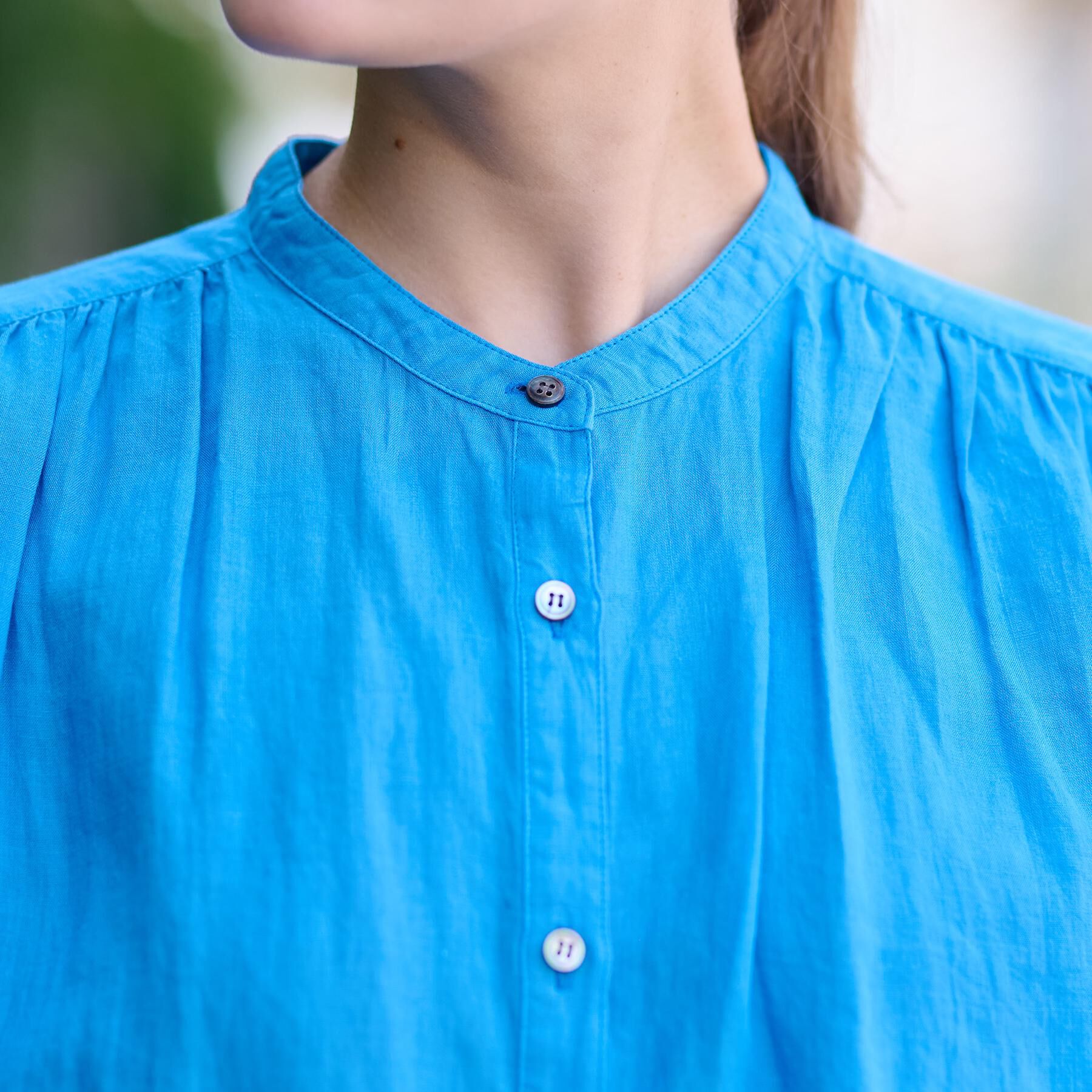 DRESSTERIOR「ガーメントダイラミーフレンチシャツ」|シャツ・ブラウス|