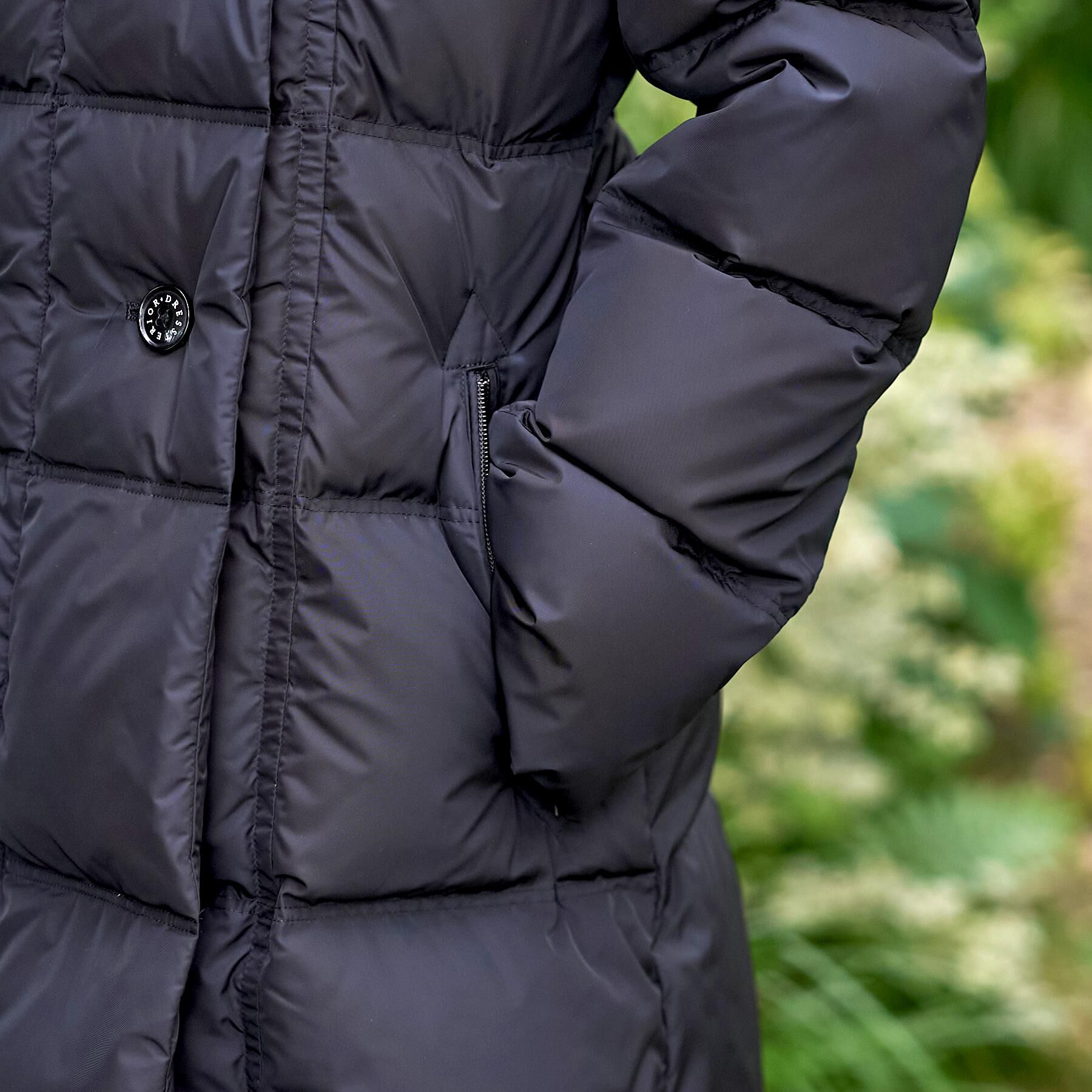 DRESSTERIOR「【CLASSY.12月号掲載】ブルーFOXファーナポレオンホワイトグースダウン」|ダウン|