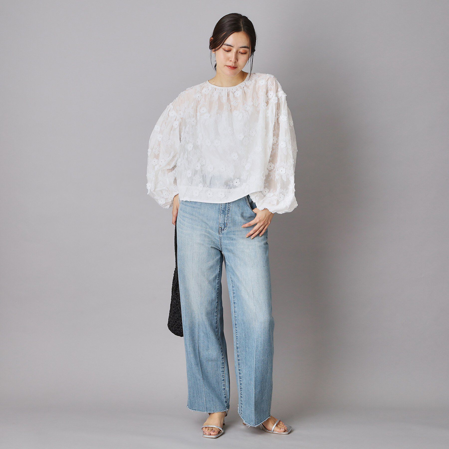 DRESSTERIOR「エンブロイダリーブラウス」|シャツ・ブラウス|