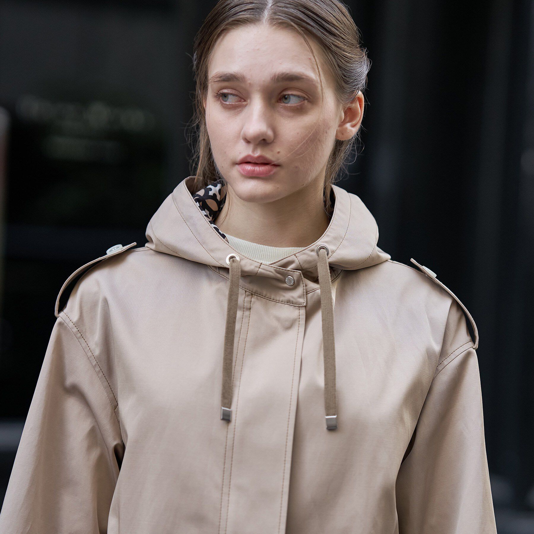 DRESSTERIOR「【撥水素材】Aラインモッズコート」|ブルゾン・スタジャン|