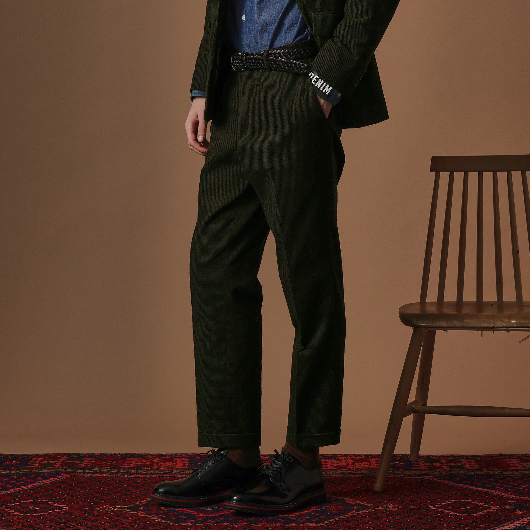 40CARATS&525「【Sサイズ～】ドビーキャラメルコールスラックス」|その他|