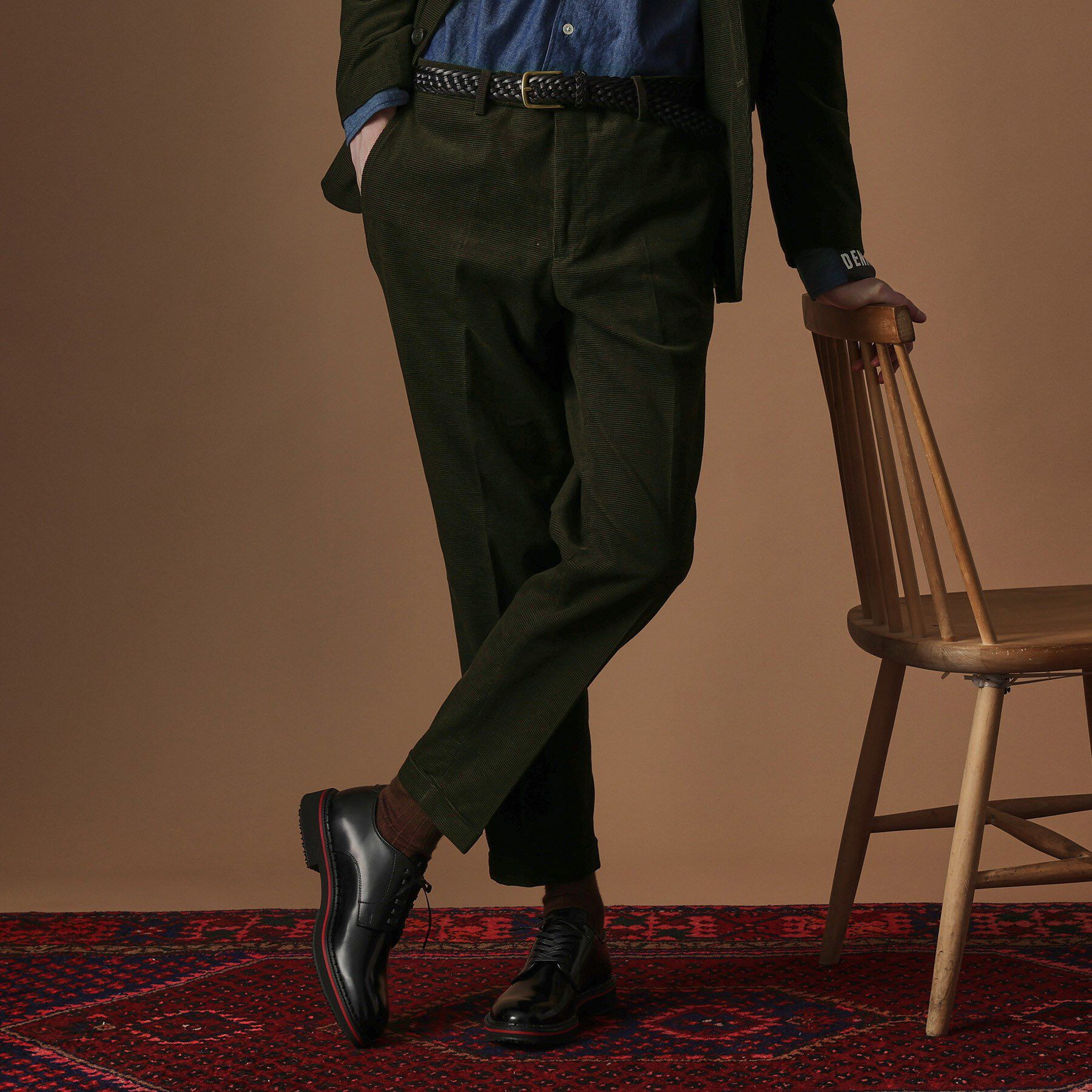 40CARATS&525「【Sサイズ～】ドビーキャラメルコールスラックス」|その他|