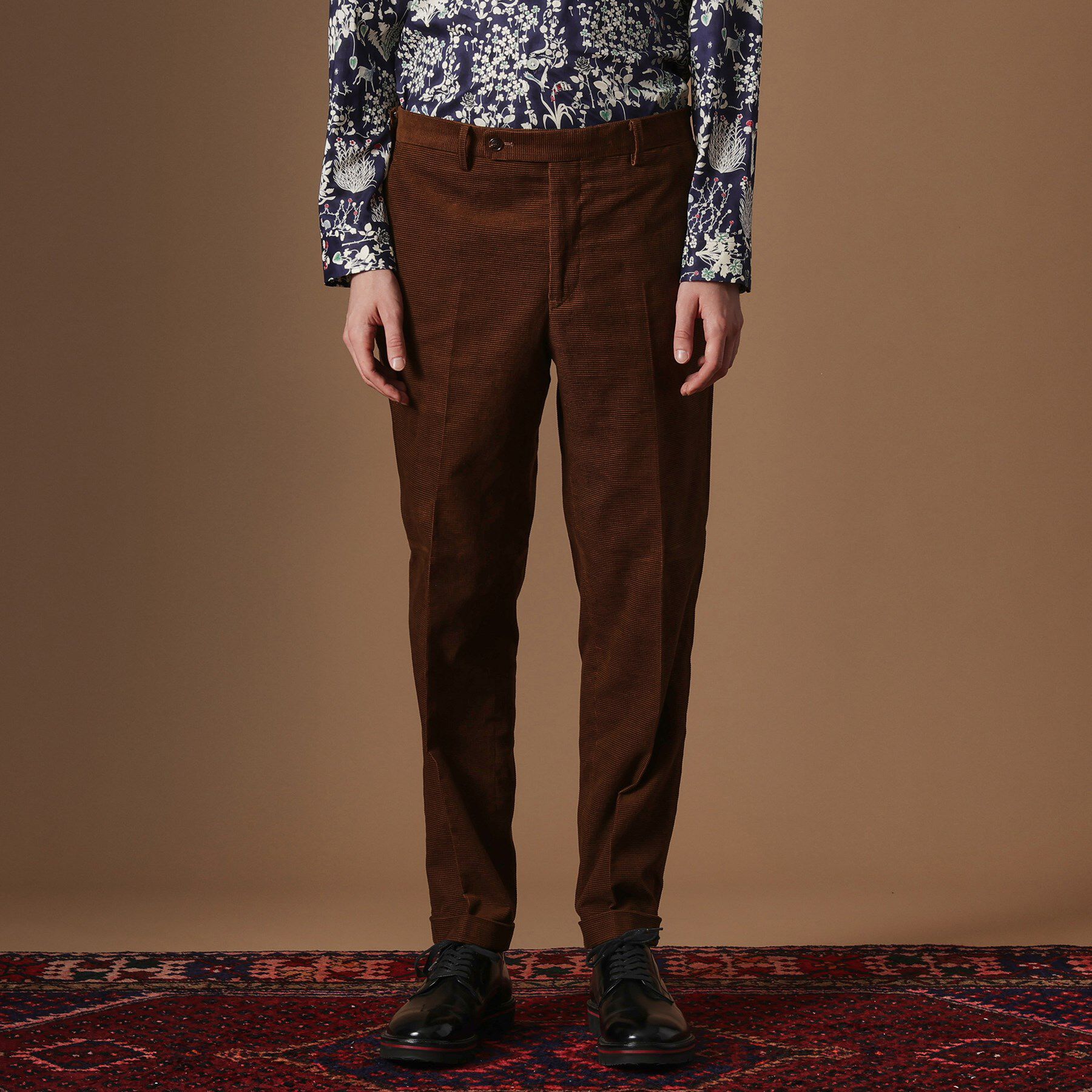 40CARATS&525「【Sサイズ～】ドビーキャラメルコールスラックス」|その他|