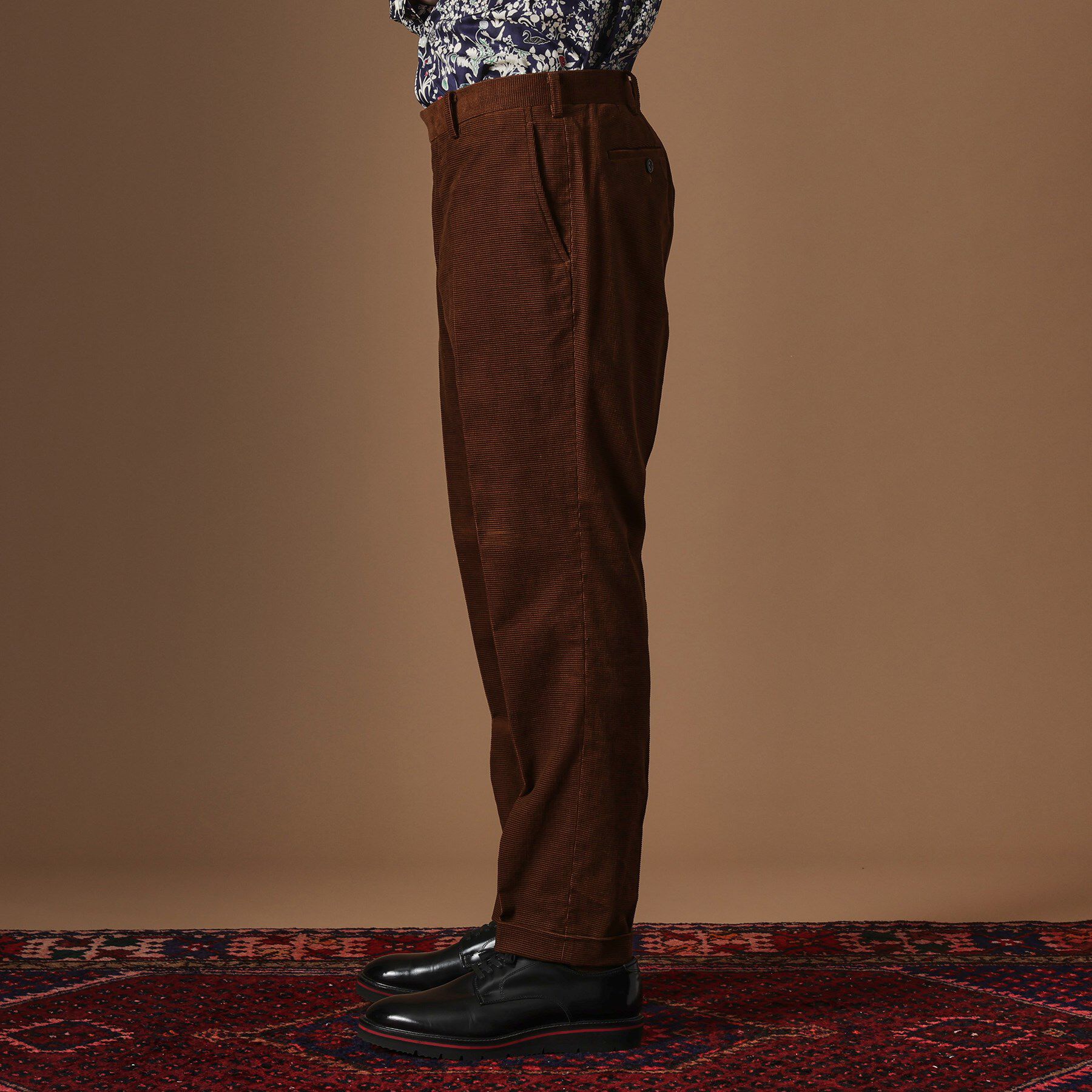 40CARATS&525「【Sサイズ～】ドビーキャラメルコールスラックス」|その他|
