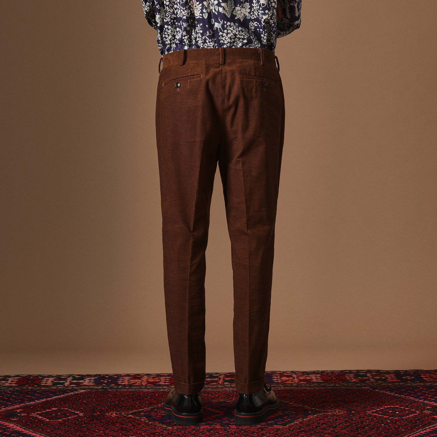 40CARATS&525「【Sサイズ～】ドビーキャラメルコールスラックス」|その他|