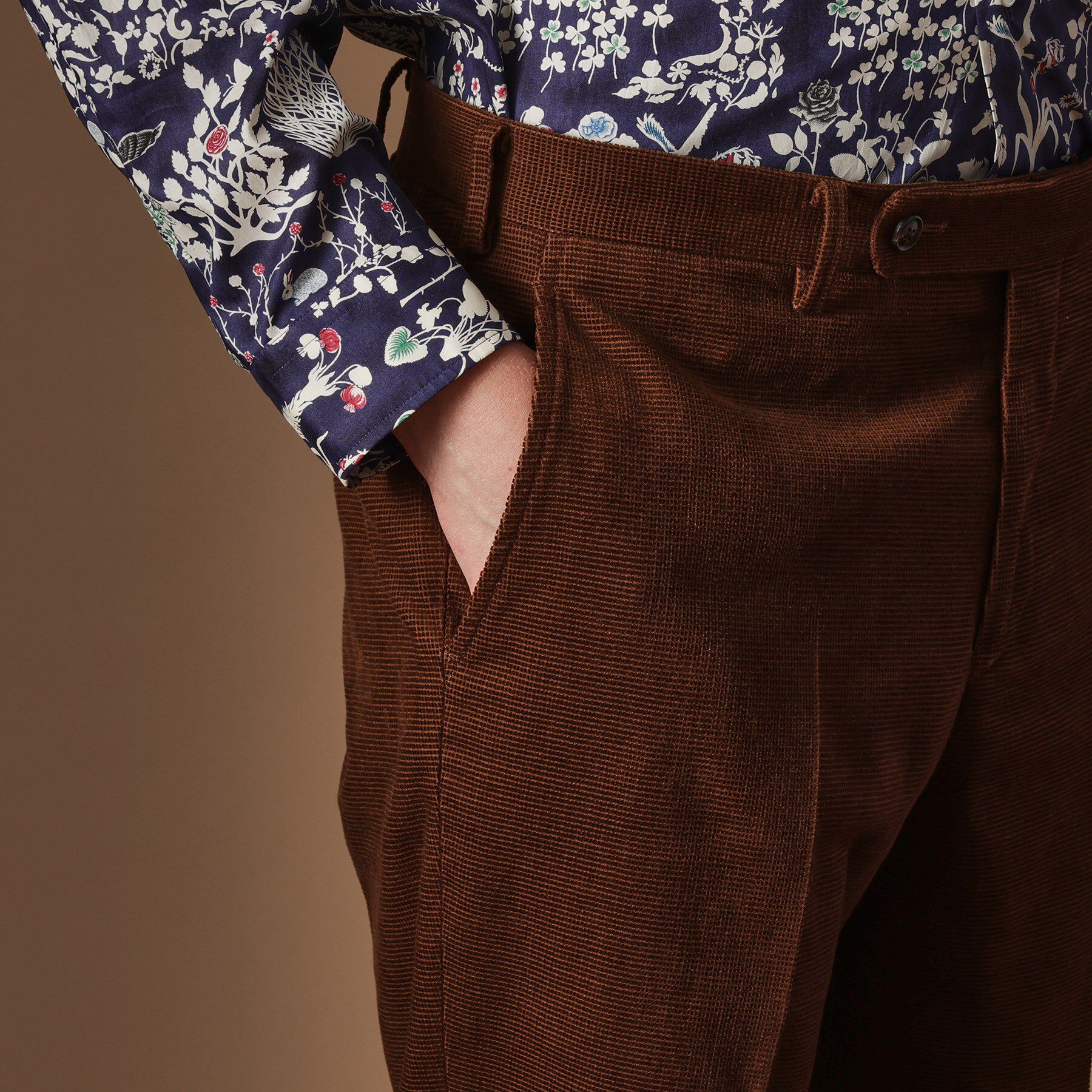 40CARATS&525「【Sサイズ～】ドビーキャラメルコールスラックス」|その他|