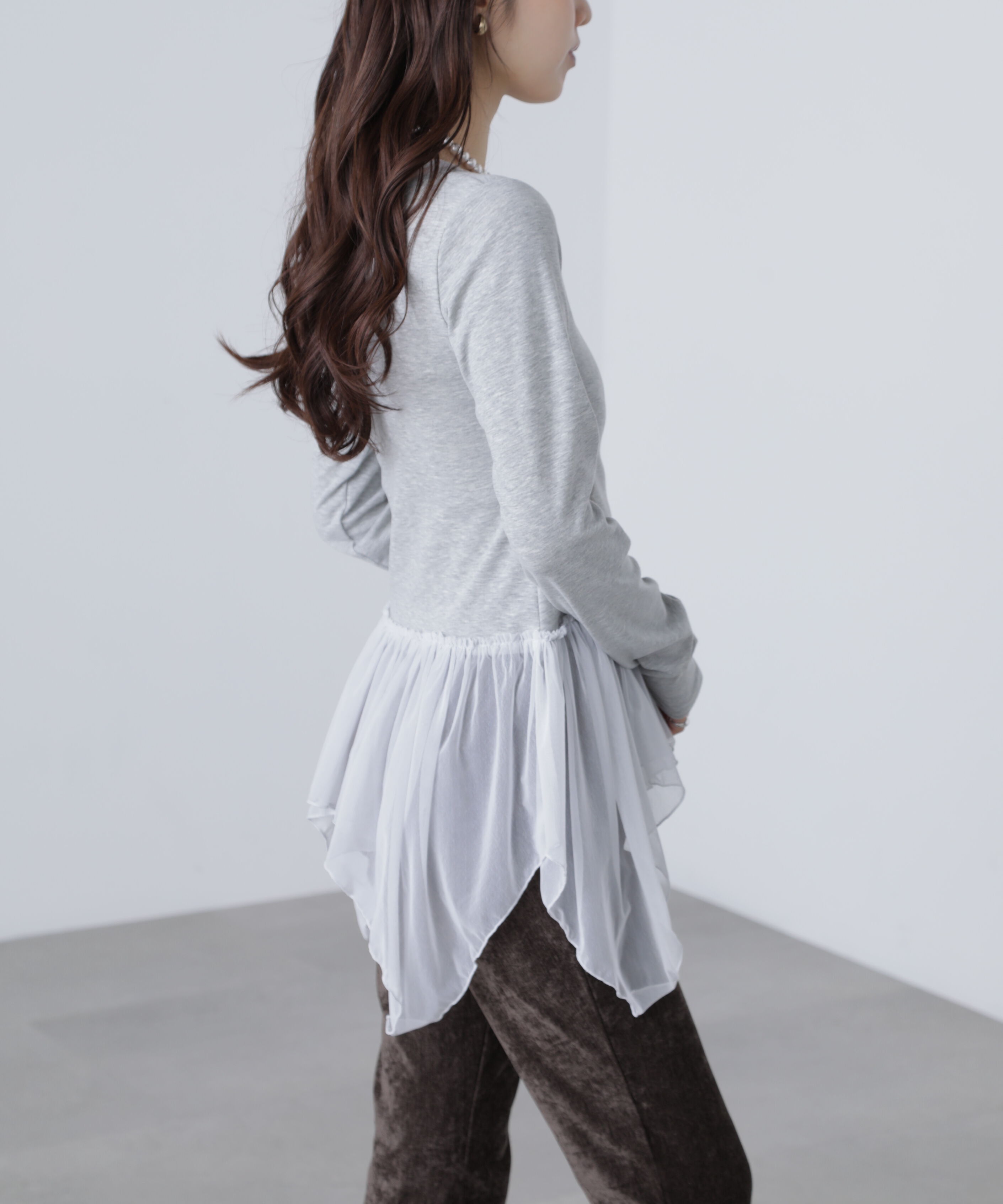  「イレヘムチュールドッキングカットソー」|Tシャツ・カットソー|