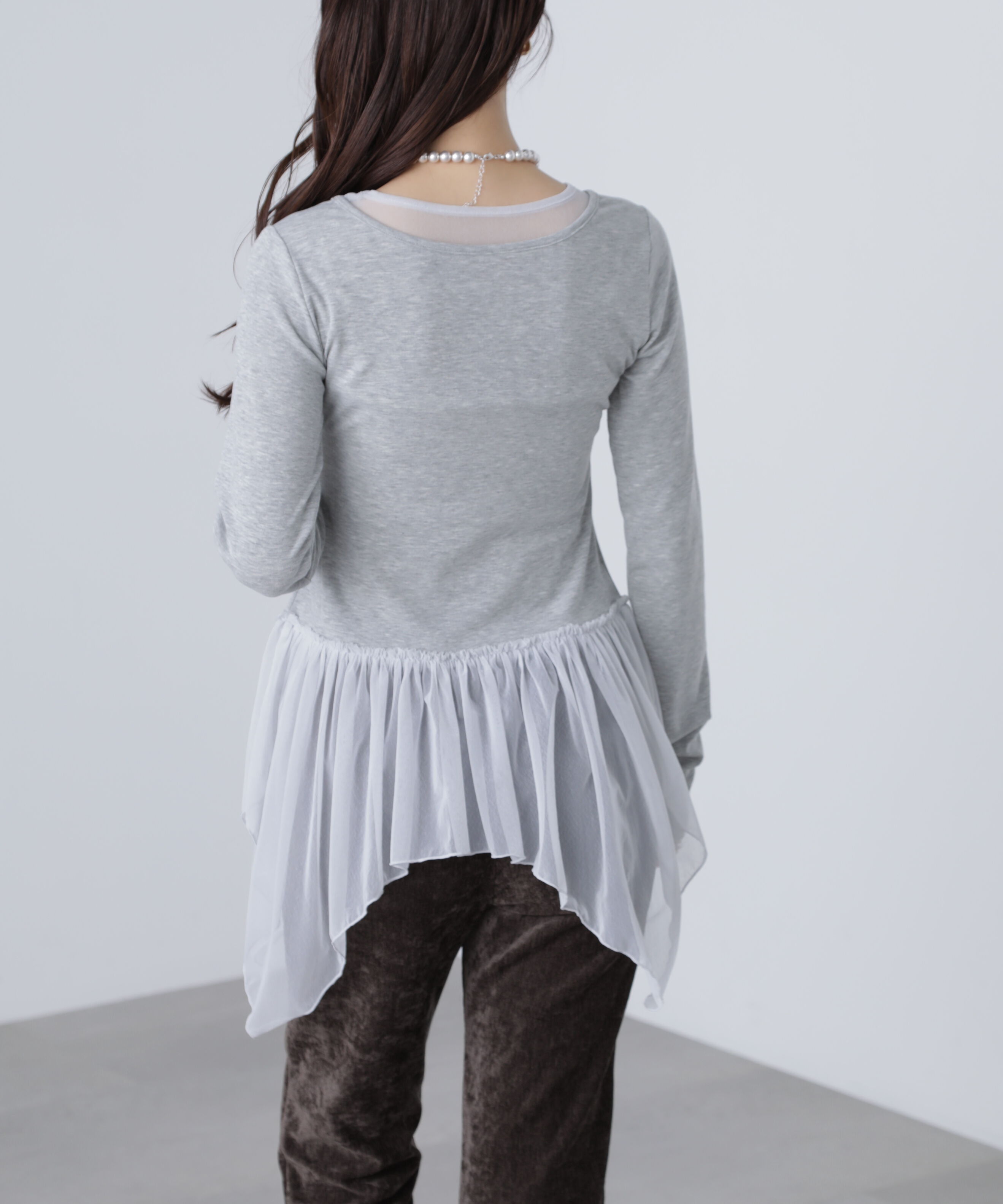  「イレヘムチュールドッキングカットソー」|Tシャツ・カットソー|