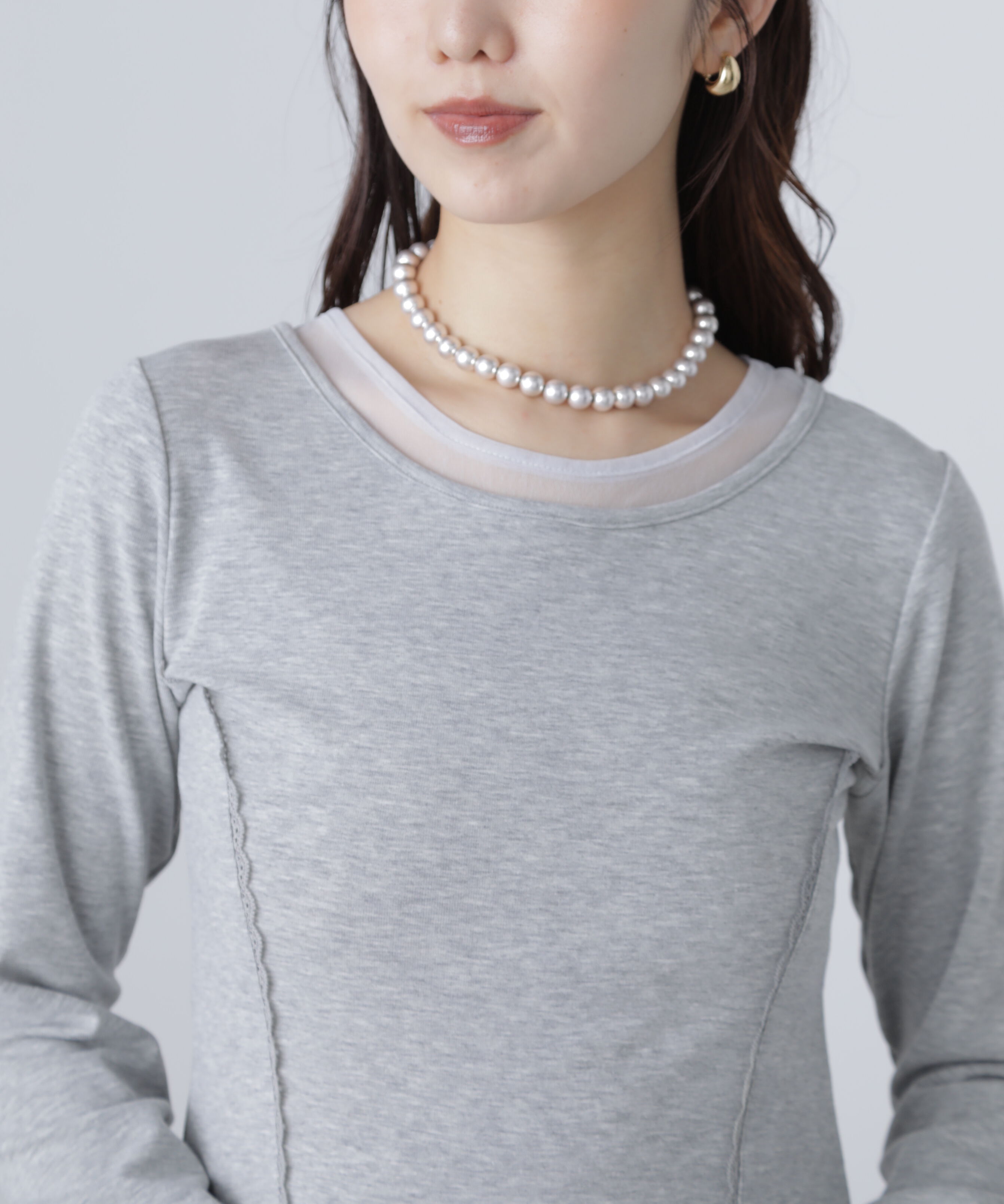  「イレヘムチュールドッキングカットソー」|Tシャツ・カットソー|