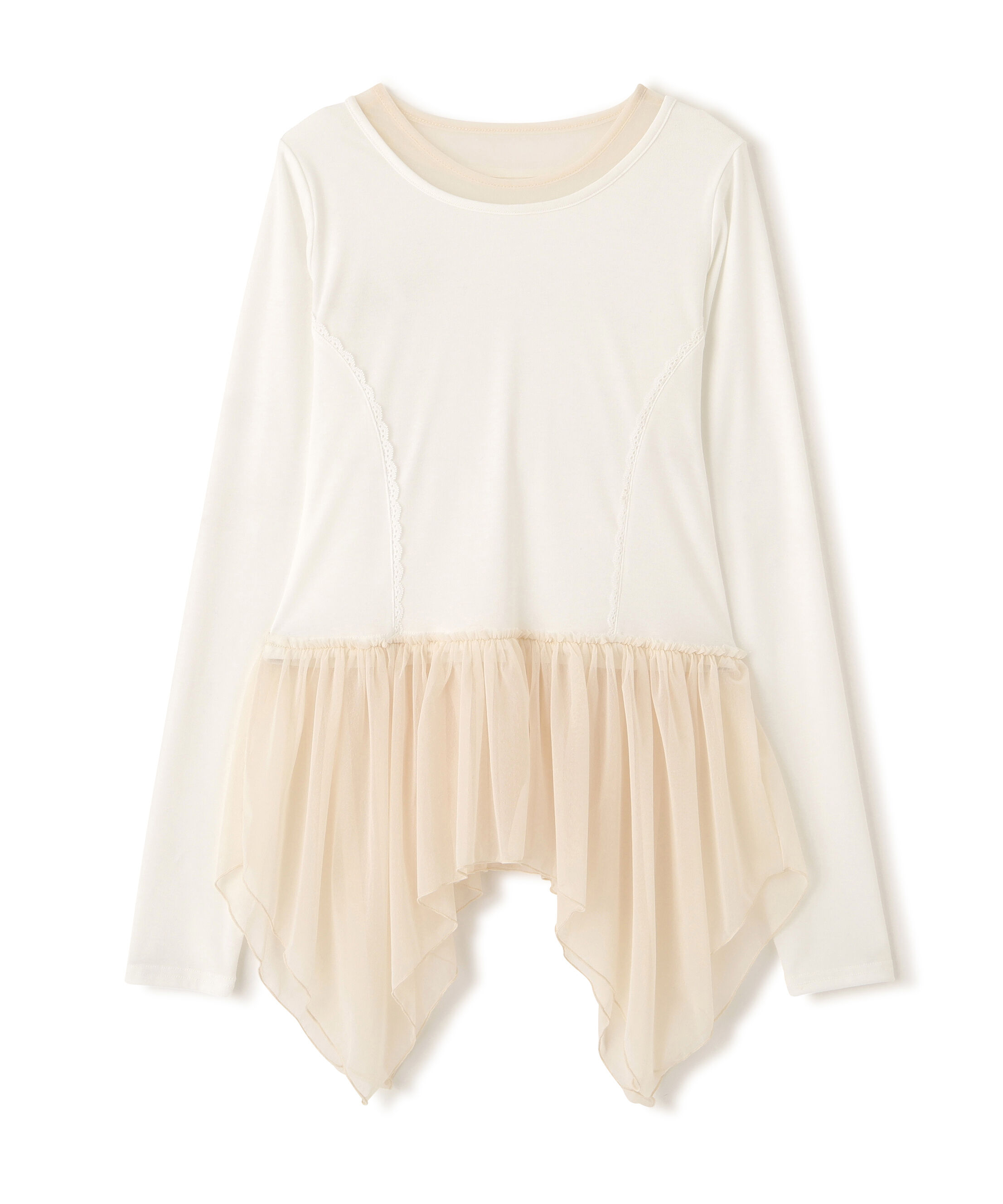  「イレヘムチュールドッキングカットソー」|Tシャツ・カットソー|