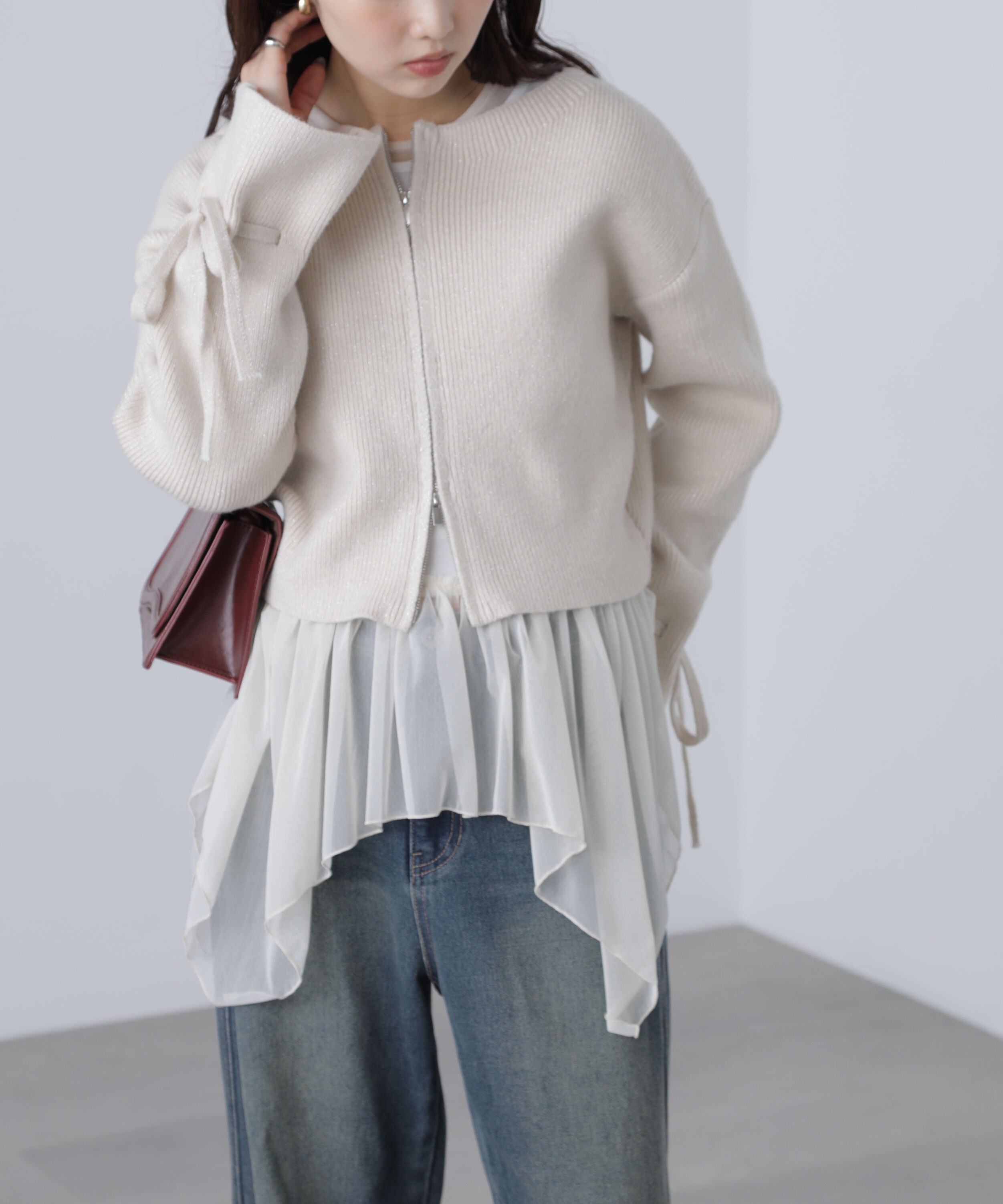  「イレヘムチュールドッキングカットソー」|Tシャツ・カットソー|