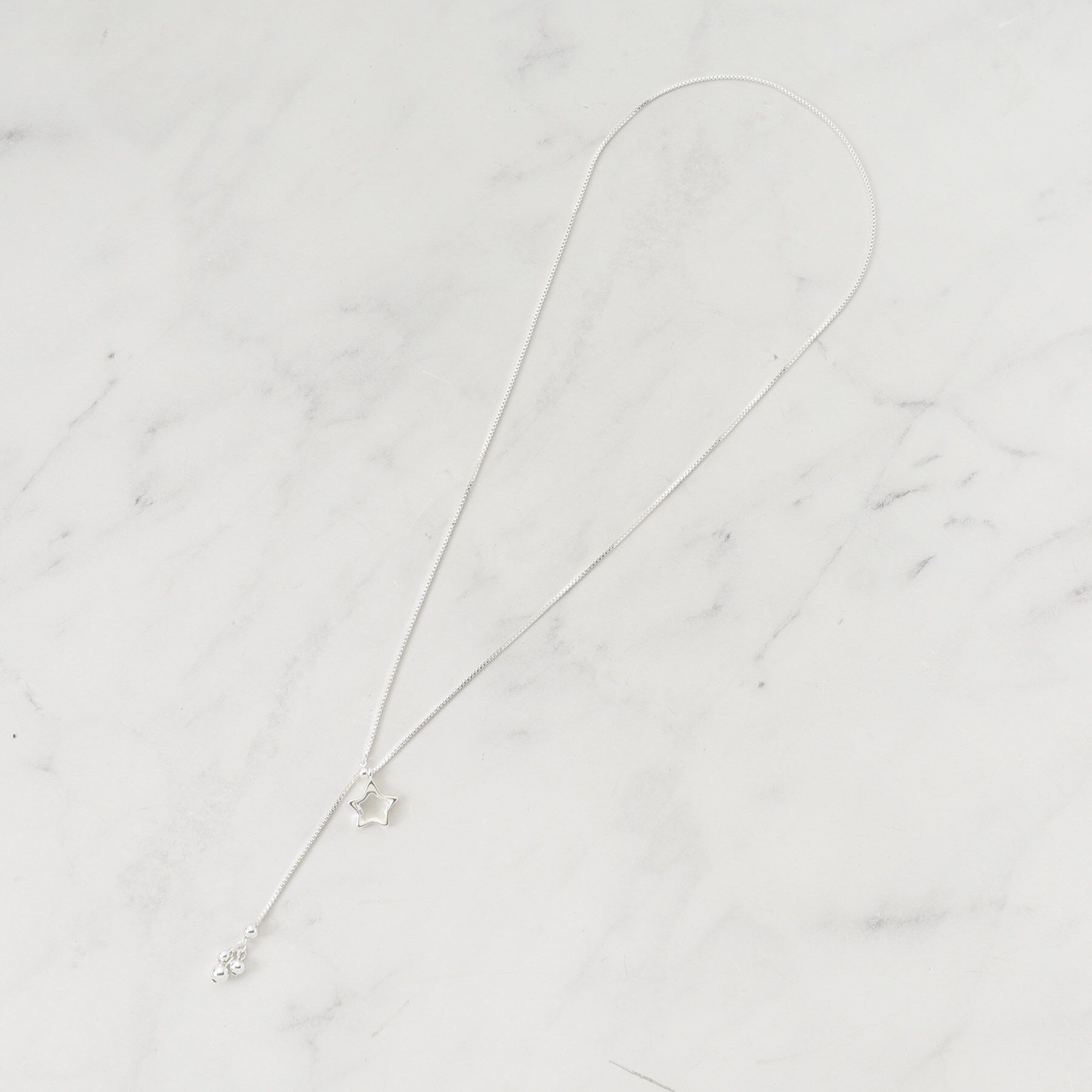 SHOO･LA･RUE「【2WAY】クリアスターネックレス」|ネックレス|