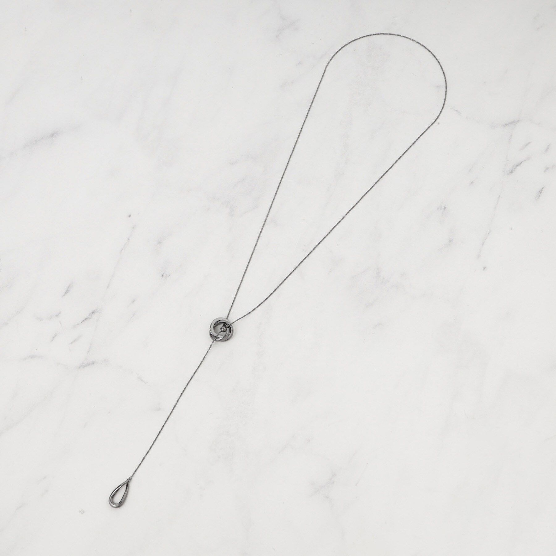 SHOO･LA･RUE「【2WAY】キラキラリングネックレス」|ネックレス|