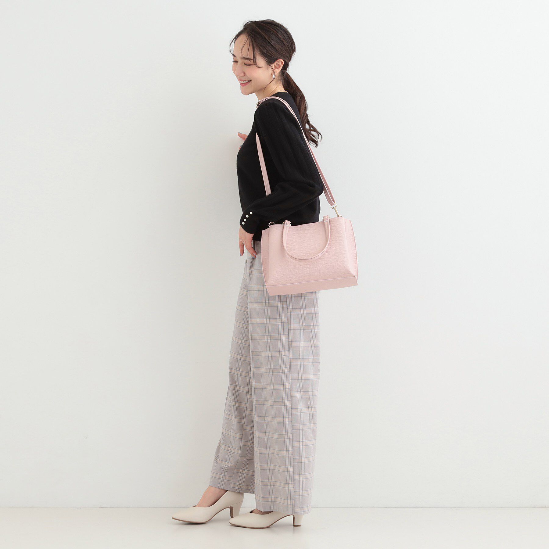 SHOO･LA･RUE「【軽量／2WAY】ふわっと軽いトートバッグ」|トートバッグ|